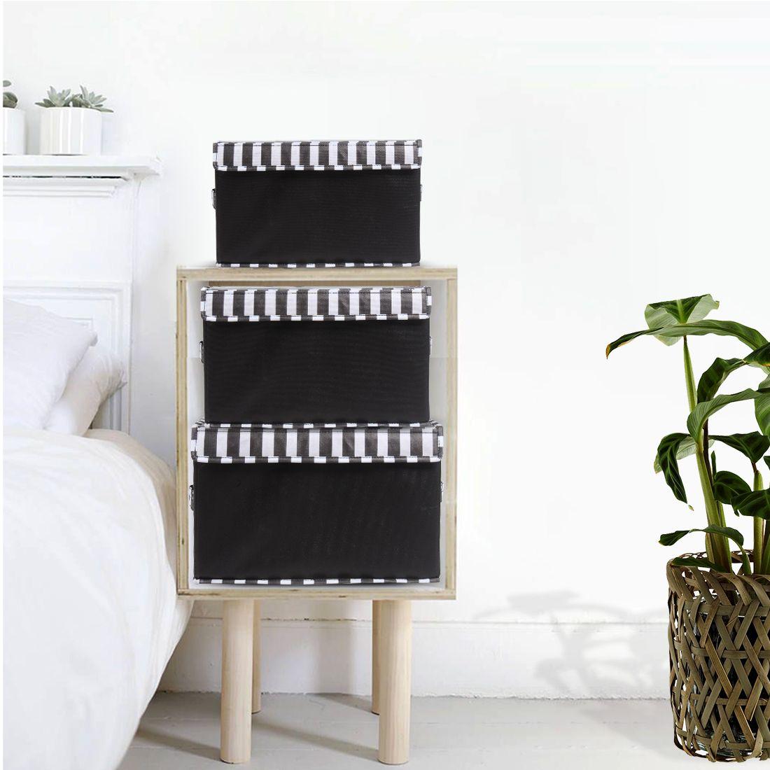Multi-Purpose Collapsible Storage Organizer with Transparent Lid